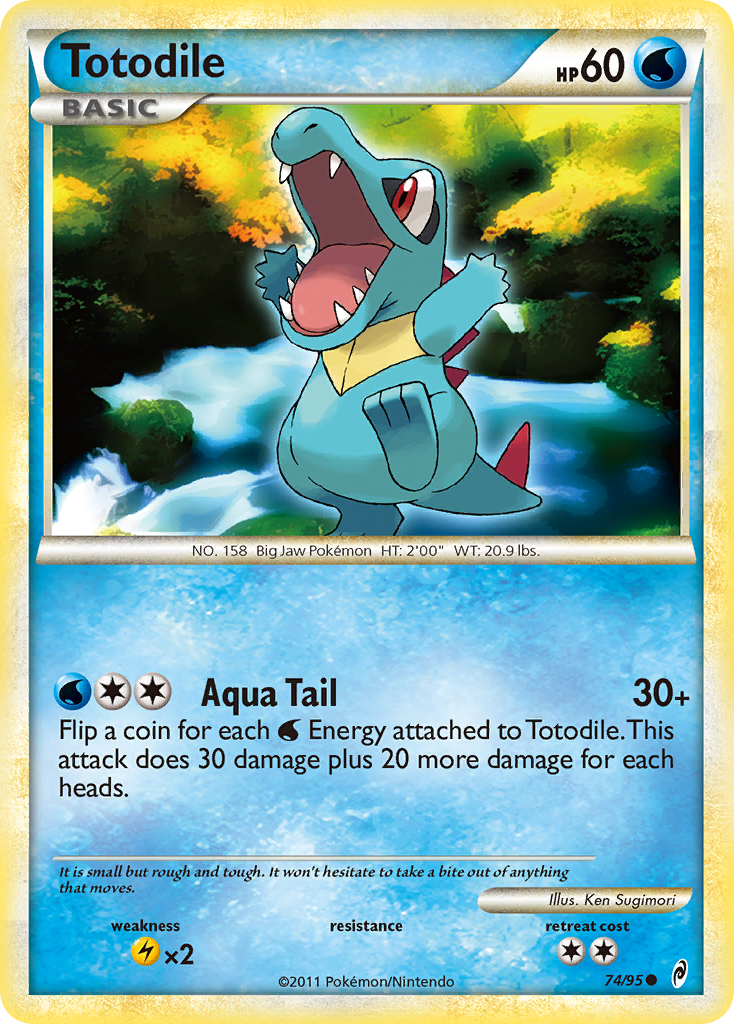 Totodile (74/95) [HeartGold & SoulSilver: Call of Legends] | Exor Games Summserside