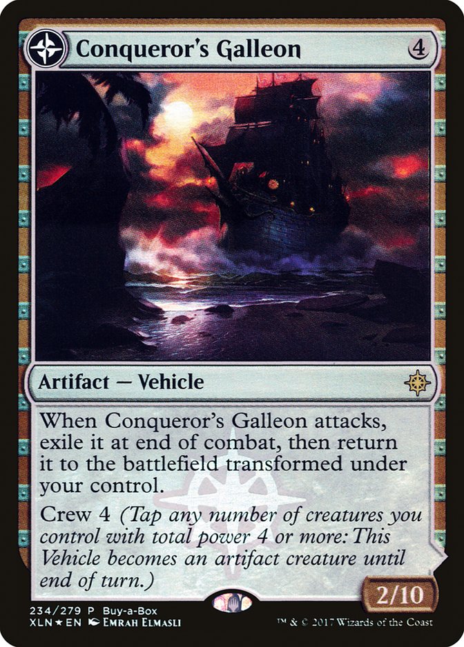 Conqueror's Galleon // Conqueror's Foothold (Buy-A-Box) [Ixalan Treasure Chest] | Exor Games Summserside