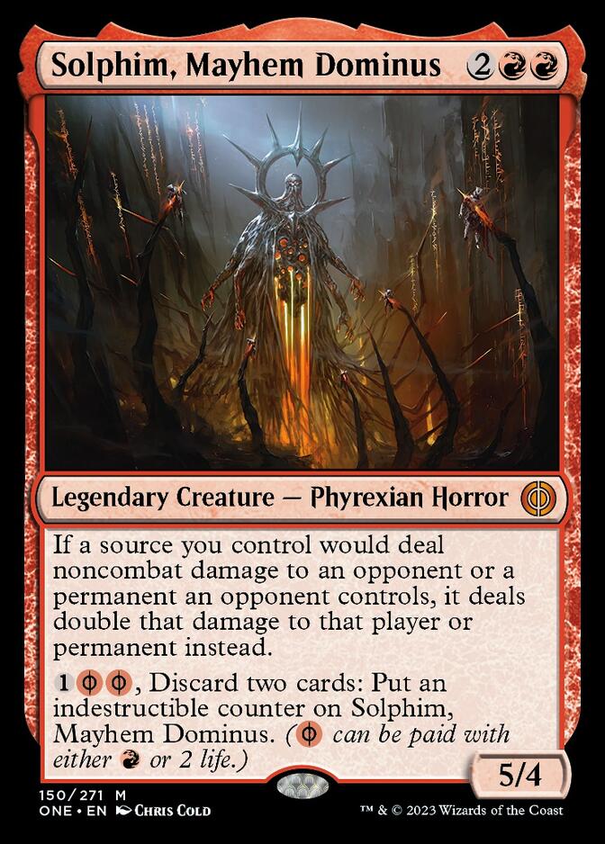 Solphim, Mayhem Dominus [Phyrexia: All Will Be One] | Exor Games Summserside