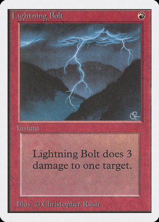 Lightning Bolt [Unlimited Edition] | Exor Games Summserside