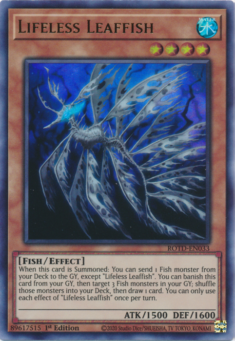 Lifeless Leaffish [ROTD-EN033] Ultra Rare | Exor Games Summserside