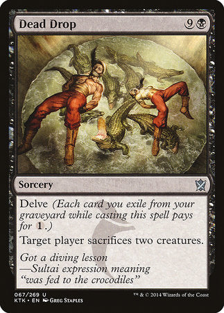 Dead Drop [Khans of Tarkir] | Exor Games Summserside
