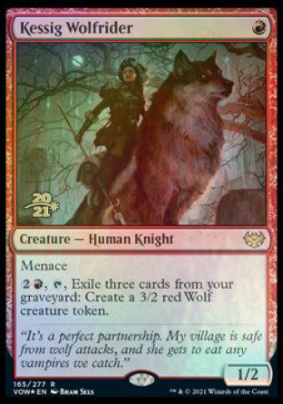 Kessig Wolfrider [Innistrad: Crimson Vow Prerelease Promos] | Exor Games Summserside