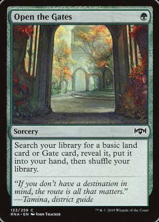Open the Gates [Ravnica Allegiance] | Exor Games Summserside