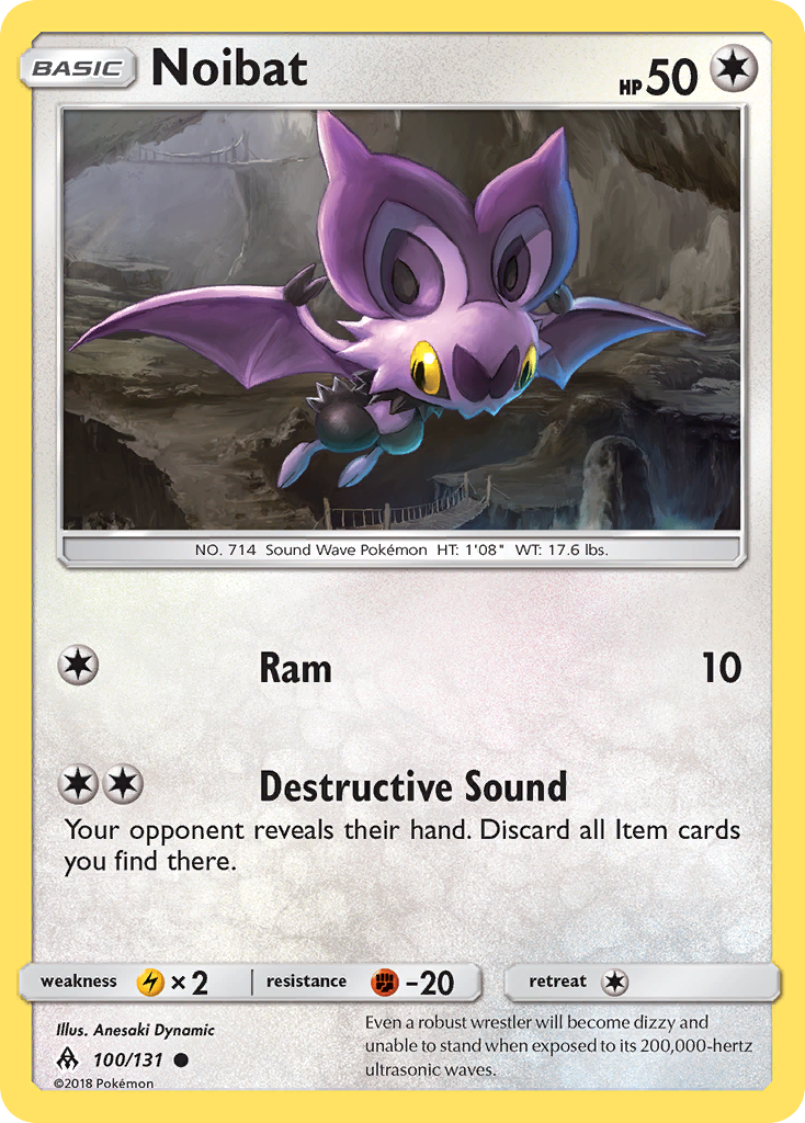 Noibat (100/131) [Sun & Moon: Forbidden Light] | Exor Games Summserside