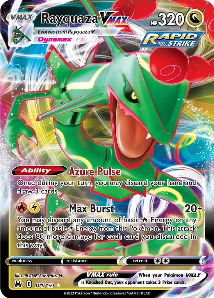 Rayquaza VMAX (101/159) (101) [Sword & Shield: Crown Zenith] | Exor Games Summserside