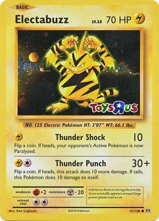 Electabuzz (41/108) (Toys R Us Promo) [XY: Evolutions] | Exor Games Summserside