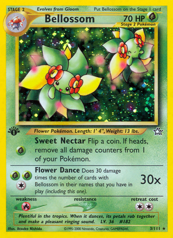 Bellossom (3/111) [Neo Genesis 1st Edition] | Exor Games Summserside