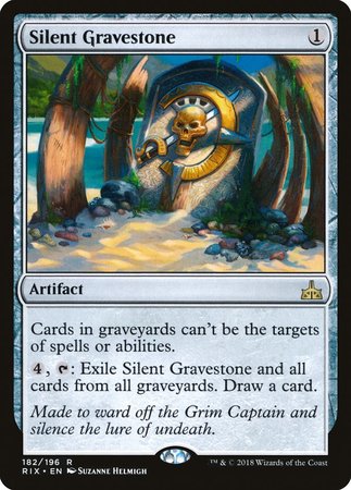 Silent Gravestone [Rivals of Ixalan] | Exor Games Summserside