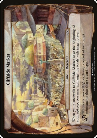 Cliffside Market (Planechase Anthology) [Planechase Anthology Planes] | Exor Games Summserside