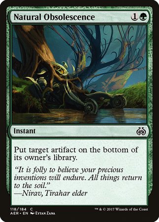 Natural Obsolescence [Aether Revolt] | Exor Games Summserside