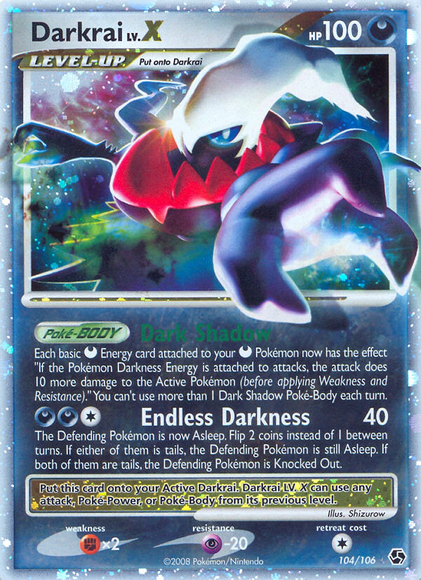 Darkrai LV.X (104/106) [Diamond & Pearl: Great Encounters] | Exor Games Summserside