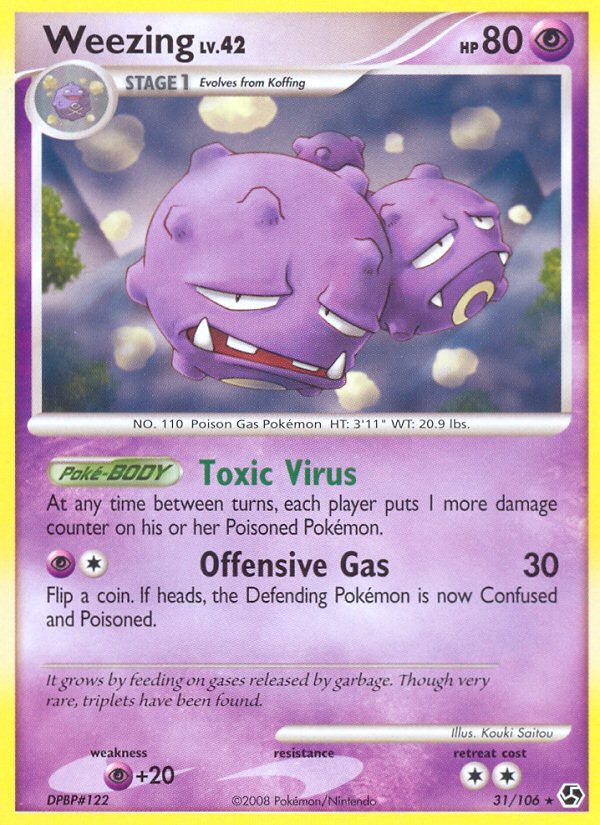 Weezing (31/106) [Diamond & Pearl: Great Encounters] | Exor Games Summserside