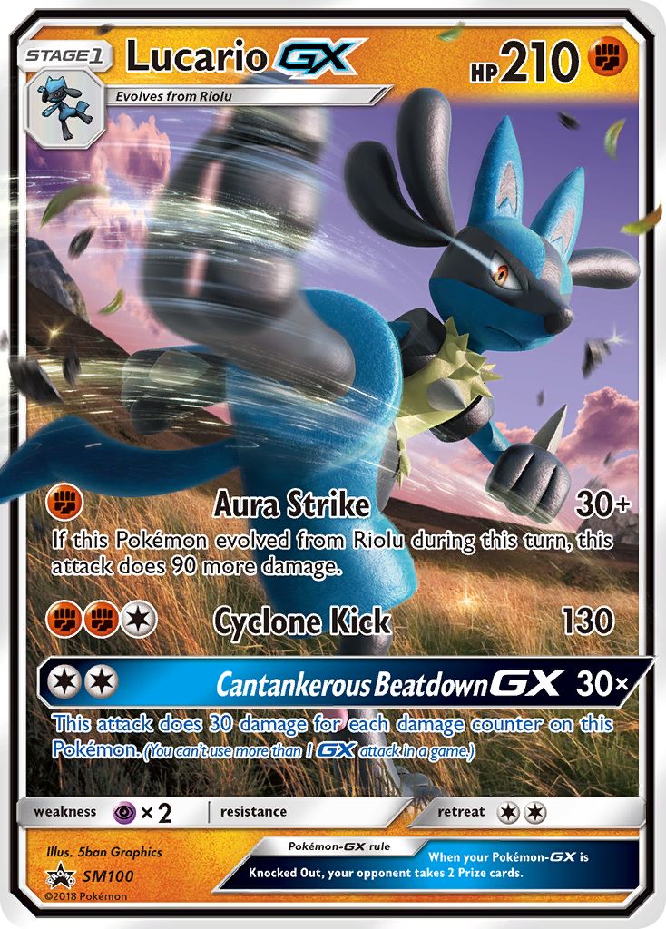 Lucario GX (SM100) [Sun & Moon: Black Star Promos] | Exor Games Summserside