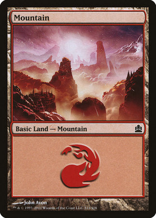 Mountain (311) [Commander 2011] | Exor Games Summserside