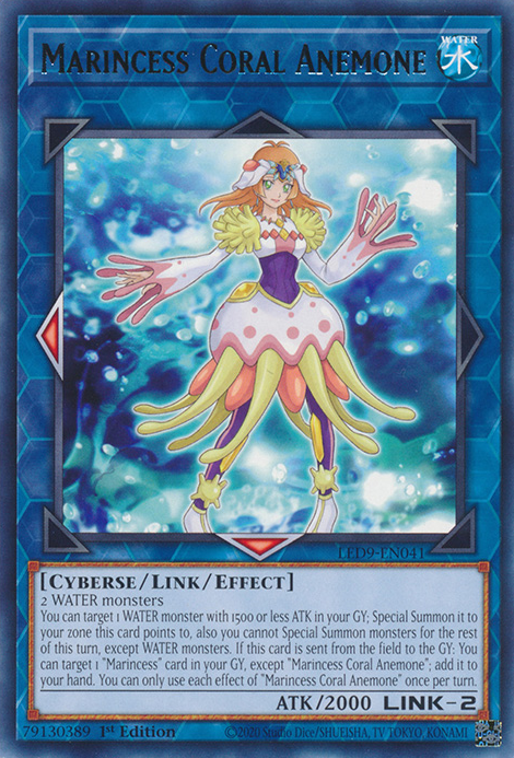 Marincess Coral Anemone [LED9-EN041] Rare | Exor Games Summserside