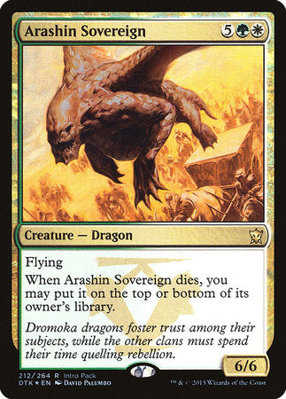 Arashin Sovereign [Dragons of Tarkir Promos] | Exor Games Summserside