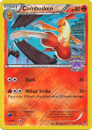 Combusken (13/111) (States Championship Promo) [XY: Furious Fists] | Exor Games Summserside