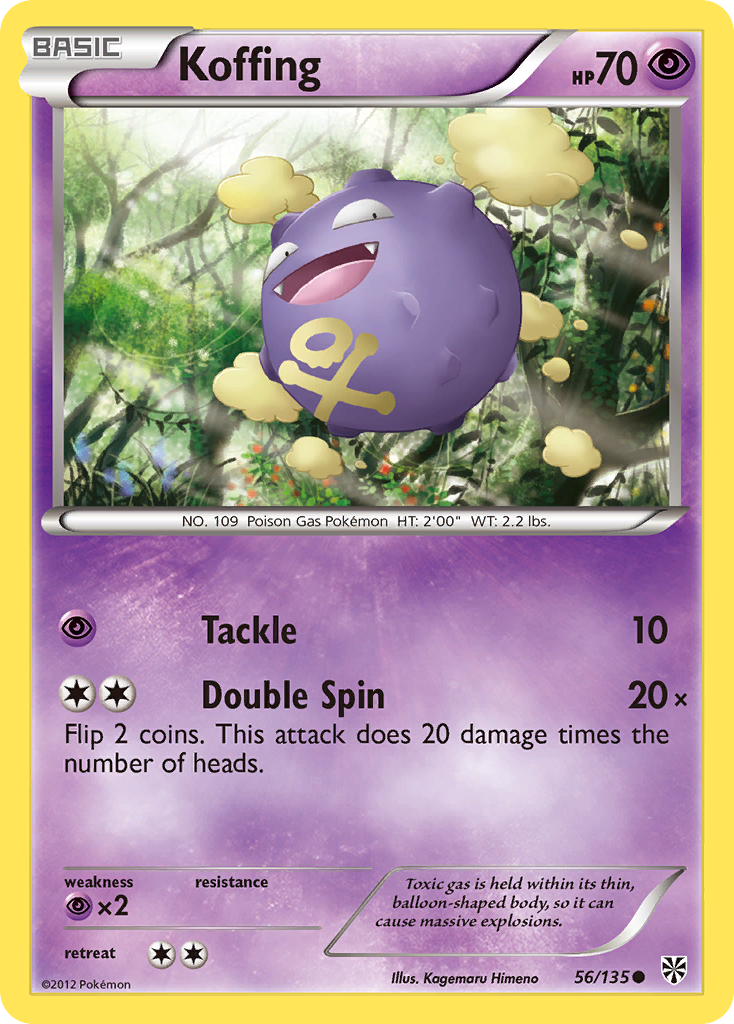 Koffing (56/135) [Black & White: Plasma Storm] | Exor Games Summserside