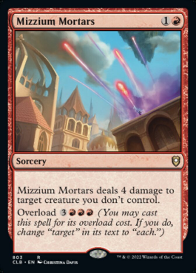 Mizzium Mortars [Commander Legends: Battle for Baldur's Gate] | Exor Games Summserside