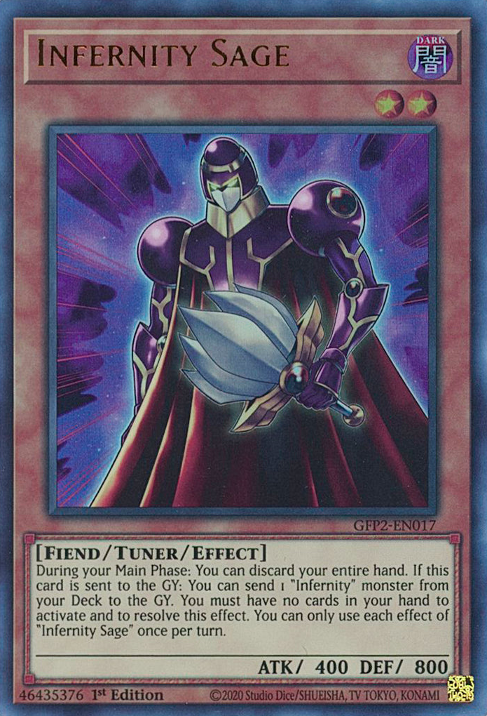 Infernity Sage [GFP2-EN017] Ultra Rare | Exor Games Summserside