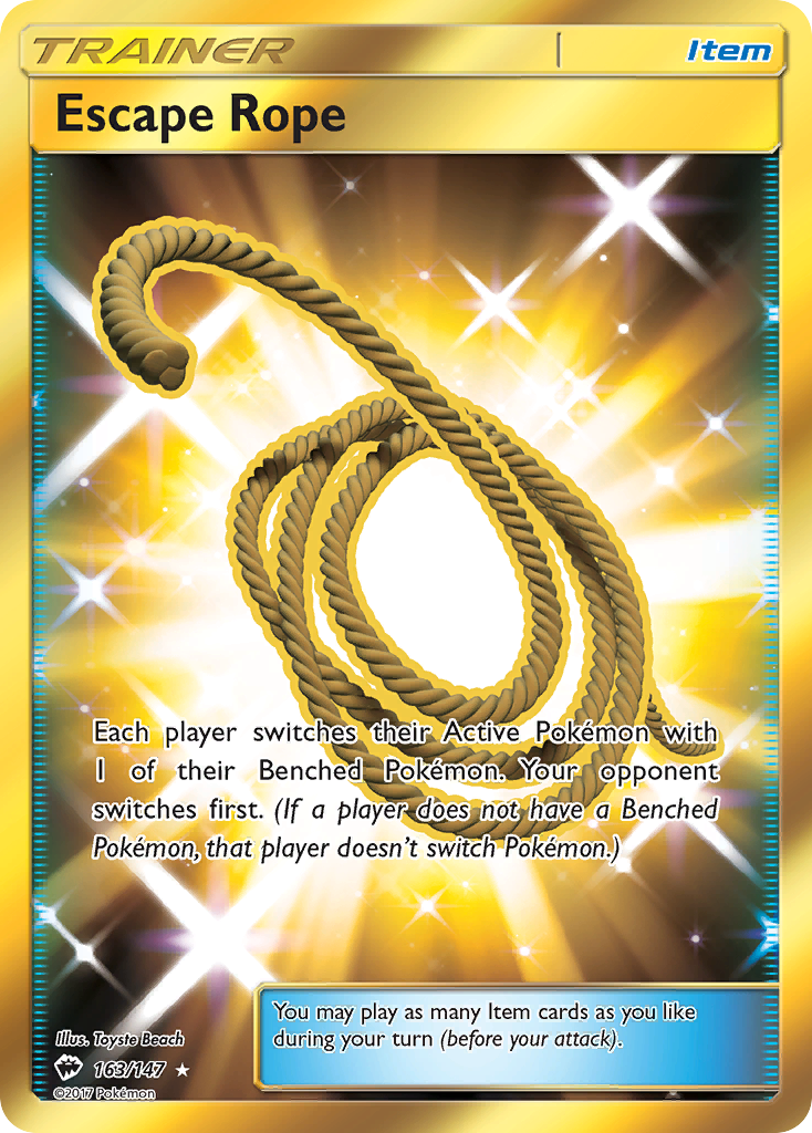 Escape Rope (163/147) [Sun & Moon: Burning Shadows] | Exor Games Summserside