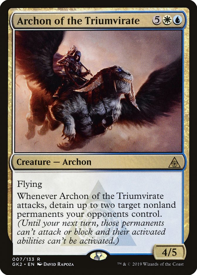 Archon of the Triumvirate [Ravnica Allegiance Guild Kit] | Exor Games Summserside