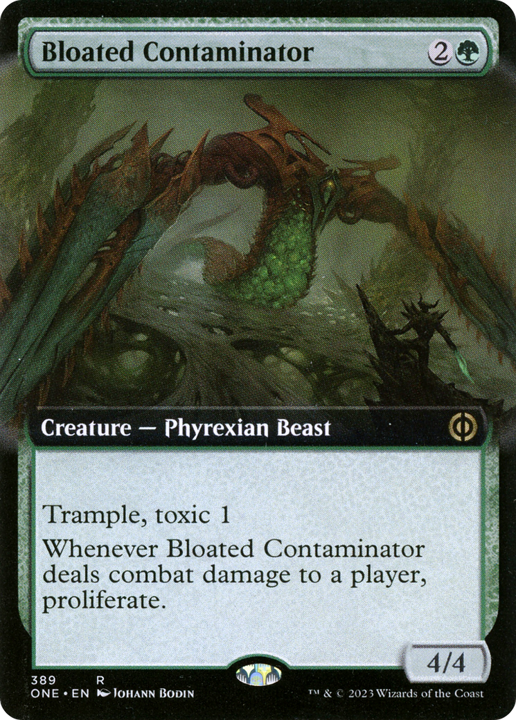 Bloated Contaminator (Extended Art) [Phyrexia: All Will Be One] | Exor Games Summserside