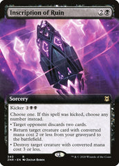 Inscription of Ruin (Extended Art) [Zendikar Rising] | Exor Games Summserside