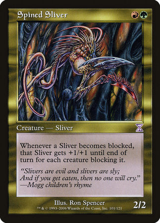 Spined Sliver [Time Spiral Timeshifted] | Exor Games Summserside