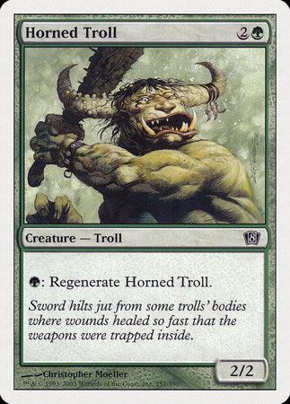 Horned Troll [Eighth Edition] | Exor Games Summserside