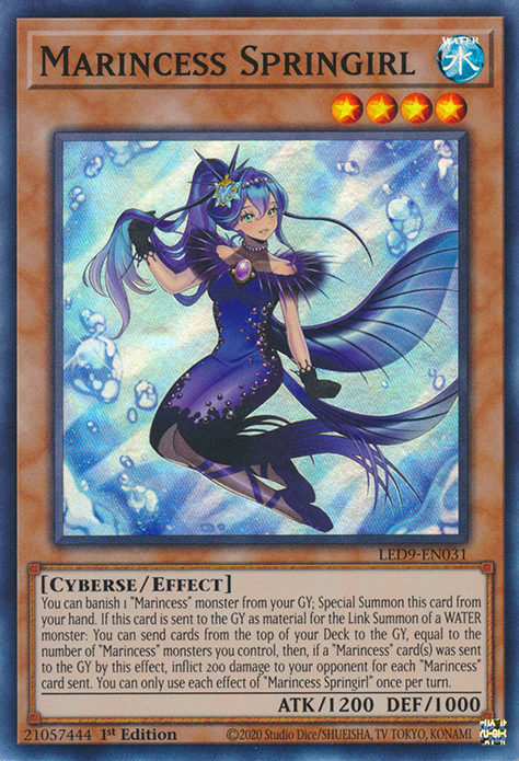 Marincess Springirl [LED9-EN031] Super Rare | Exor Games Summserside